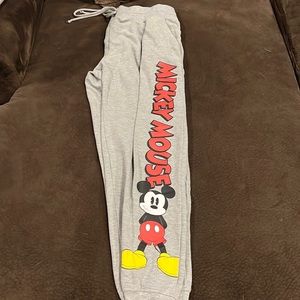 Mickey Mouse sweatpants!